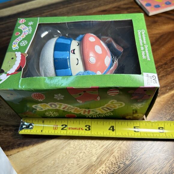 Kurt Adler Kelly Toys Squishmallows Ornament Malcolm the Red Spotted Mushroom - Picture 8 of 8